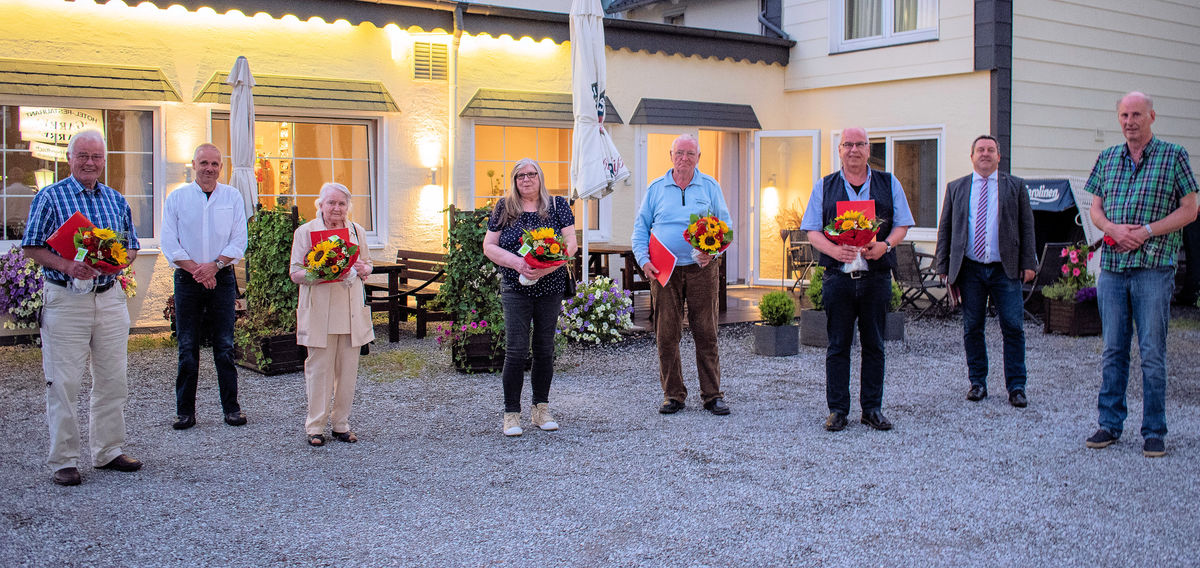 Ehrung langjähriger Mitglieder