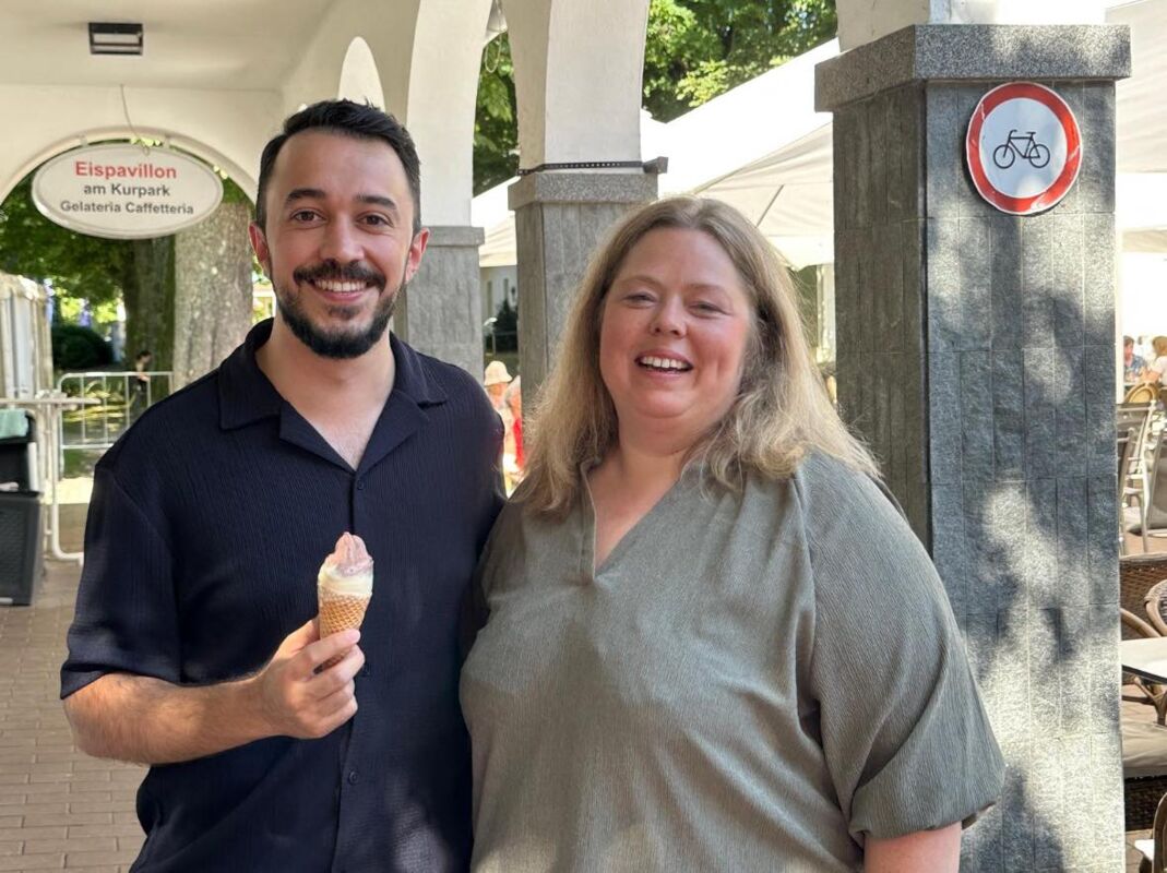 Celil Celik mit Ilka Kottmann