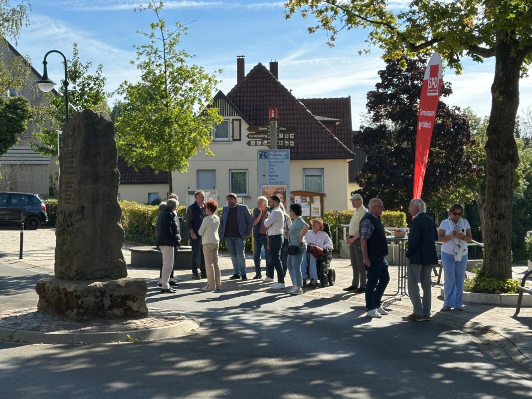 Ortsbegehung Brunnenstraße / Krumme Straße